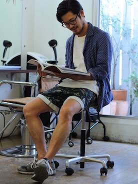 「umit benan（ウミットベナン）のアイテム（その他アウター）」を使った、RYO SUZUKIさん（メンズ・170cm）の夏コーディネート