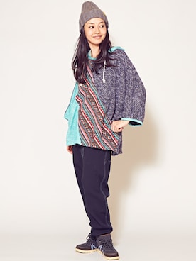 「Amina（アミナ）のアイテム」を使った、Zenyaさん（レディース・158cm）の冬コーディネート