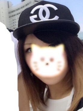 「TRILL4のアイテム（キャップ、ブラック系）」を使った、ゆりちさん（レディース・155cm）の秋コーディネート