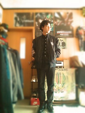 「Utility（ユーティリティー）のアイテム（ジャケット/アウター）」を使った、なおとさん（メンズ・170cm）の冬コーディネート