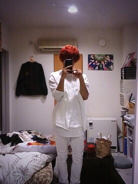 「JOEY FACTORY（ジョーイファクトリー）のアイテム（トップス）」を使った、うばっちさん（メンズ・171cm）の冬コーディネート