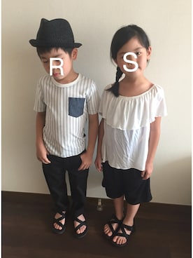 R♡Sさん（キッズ・120cm）の夏コーディネート