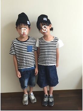 R♡Sさん（キッズ・120cm）の夏コーディネート