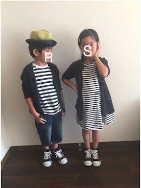 R♡Sさん（キッズ・120cm）の秋コーディネート