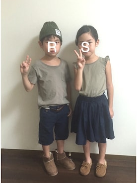 R♡Sさん（キッズ・121cm）の秋コーディネート