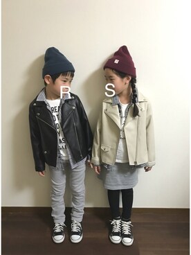 R♡Sさん(キッズ・121cm)の冬コーディネート