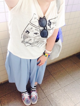 おかちゃんぴんさん（レディース・159cm）の夏コーディネート