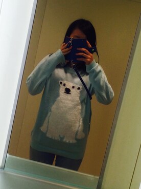 「WC（ダブル シー）のアイテム（アクセサリー）」を使った、ShuuUさん（レディース・152cm）の冬コーディネート