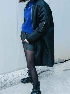 「Jのアイテム」を使った、あきほさん（レディース・165cm）の冬コーディネート