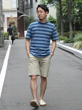 大木さん（メンズ・171cm）の夏コーディネート