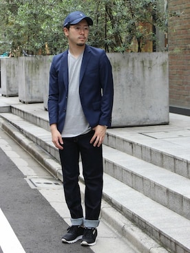 大木さん(メンズ・171cm)の夏コーディネート