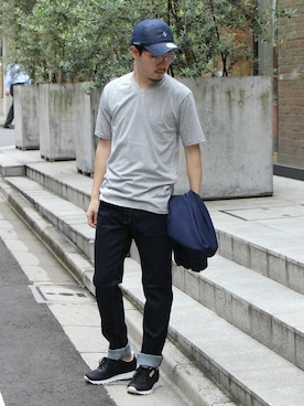 大木さん（メンズ・171cm）の夏コーディネート