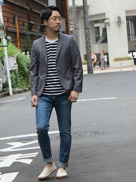 大木さん（メンズ・171cm）の夏コーディネート