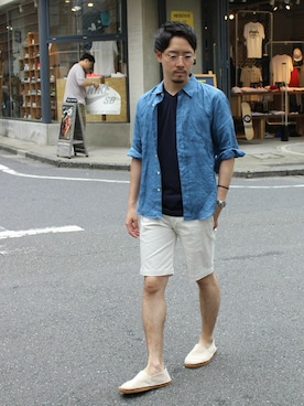 大木さん（メンズ・171cm）の夏コーディネート