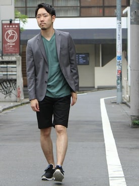 大木さん（メンズ・171cm）の夏コーディネート