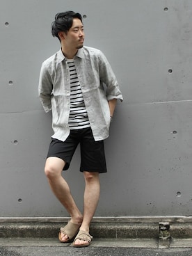 大木さん（メンズ・171cm）の夏コーディネート