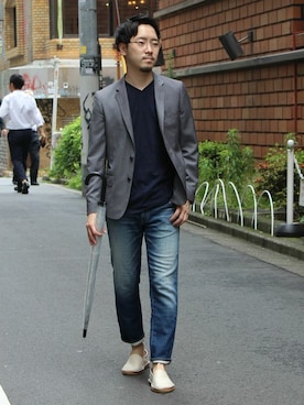 大木さん(メンズ・171cm)の夏コーディネート