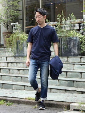 大木さん(メンズ・171cm)の夏コーディネート