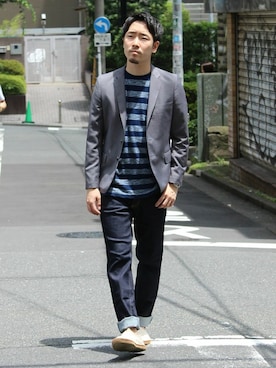 大木さん（メンズ・171cm）の夏コーディネート