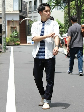 大木さん（メンズ・171cm）の夏コーディネート