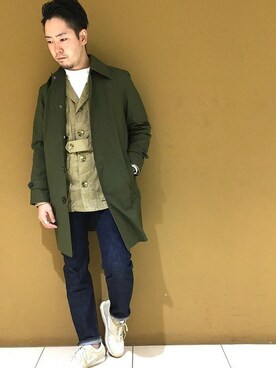 「Engineered Garments（エンジニアードガーメンツ）のアイテム（その他アウター）」を使った、大木さん（メンズ・171cm）の夏コーディネート