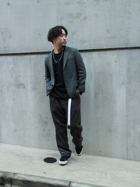 「Journal Standard TRISECT（トライセクト）のアイテム（ジャケット/アウター）」を使った、大木さん（メンズ・171cm）の冬コーディネート