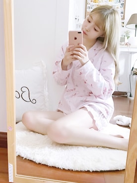 「YUMMY MART（ヤミーマート）のアイテム」を使った、Nanaa__さん（レディース・161cm）の秋コーディネート