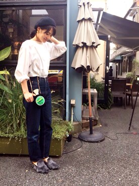 「casselini」｜「アイテム（ハンチング/ベレー帽）」を使った、田山総子さん（レディース・160cm）の秋コーディネート