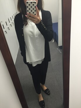 「アイテム（モカシン/デッキシューズ）」を使った、meg     161,JPさん（レディース・161cm・40代）の秋コーディネート