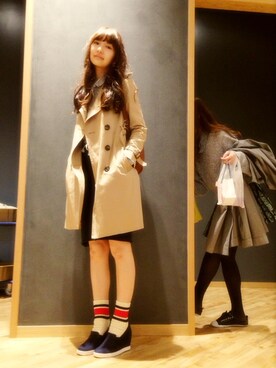 行木由香里さん(レディース・168cm)の春コーディネート