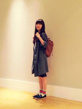 行木由香里さん（レディース・168cm）の秋コーディネート