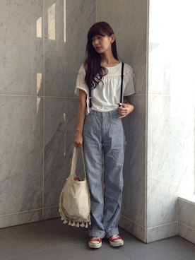 行木由香里さん（レディース・168cm）の夏コーディネート