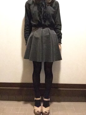 「LOAVES（ローヴス）のアイテム」を使った、limさん（レディース・157cm）の秋コーディネート