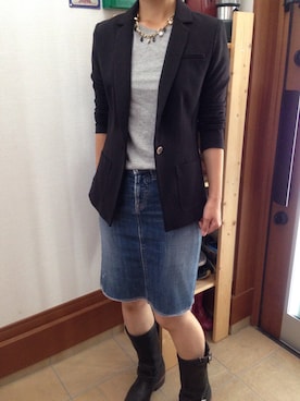 「MARITHE + FRANCOIS GIRBAUD（マリテフランソワジルボー）のアイテム（スカート）」を使った、hero3254さん（レディース・160cm）の秋コーディネート