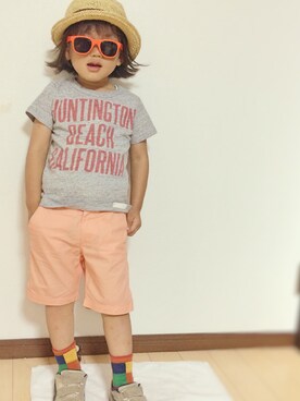 Natsu♡さん（キッズ・100cm）の夏コーディネート
