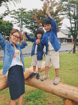 Natsu♡さん(キッズ・100cm)の夏コーディネート