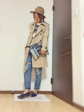 「JILKY（ジルキー）のアイテム（ジャケット/アウター）」を使った、Natsu♡さん（レディース・162cm）の秋コーディネート