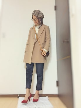 「FREE’S PHRASE（フリーズフレーズ）のアイテム」を使った、Natsu♡さん（レディース・162cm）の秋コーディネート