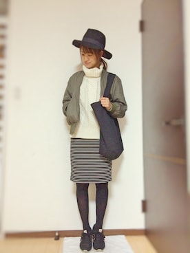 Natsu♡さん（レディース・162cm）の冬コーディネート