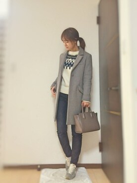 Natsu♡さん（レディース・162cm）の冬コーディネート