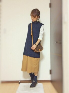 Natsu♡さん（レディース・162cm）の冬コーディネート