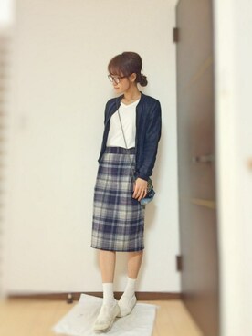 「URBAN RESEARCH ROSSO WOMEN（アーバンリサーチ　ロッソ）のアイテム（ブルゾン）」を使った、Natsu♡さん（レディース・162cm）の春コーディネート