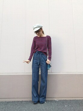 「ラブ＆ピース2016」｜「アイテム（帽子）」を使った、Natsu♡さん（レディース・162cm）の秋コーディネート