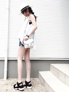 canさん（レディース・153cm）の夏コーディネート