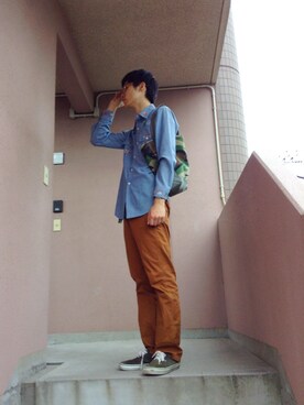 「るろうに剣心」｜まつげさん（メンズ・178cm）の秋コーディネート