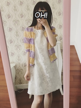 「LILY BROWN（リリーブラウン）のアイテム（ブルゾン）」を使った、ゆきこさん（レディース・158cm）の春コーディネート