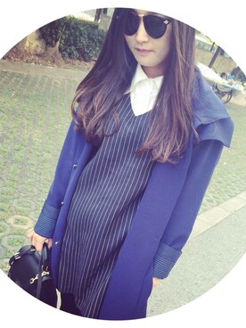 「アイテム（シャツワンピース）」を使った、akyaさん（レディース・160cm・20代）の春コーディネート