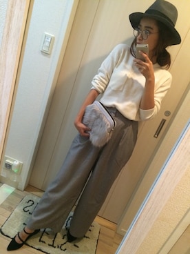 近藤千尋さん(レディース・160cm)の秋コーディネート