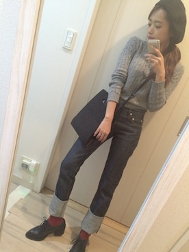 近藤千尋さん（レディース・160cm）の秋コーディネート