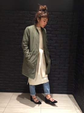 近藤千尋さん（レディース・160cm）の秋コーディネート